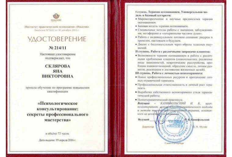 Скан документа: Психологическое консультирование: секреты профессионального мастерства